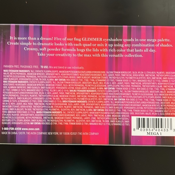 AVON fmg glimmer eye shadow palette NIB - Picture 7 of 7